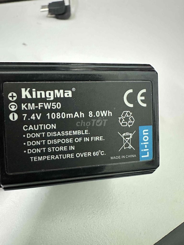2 Pin máy ảnh sony KingMa KM-FW50. Mua bán Phụ kiện (Màn hình, Chuột...) tại Huyện Thuỷ Nguyên Hải Phòng được đăng bởi Long hình 1