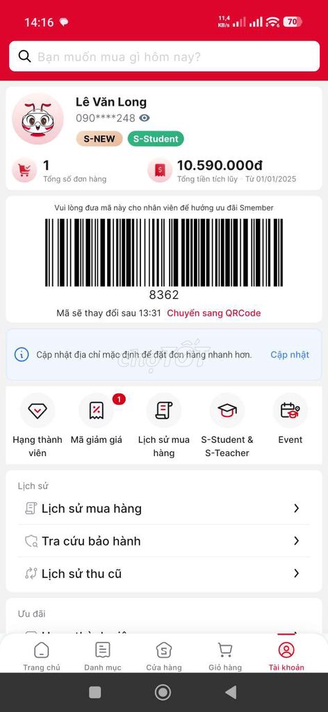 Xiaomi 15T 5G Vàng Hồng. Mua bán Điện thoại tại Quận Sơn Trà Đà Nẵng được đăng bởi VO THI THANH HUONG  hình 1