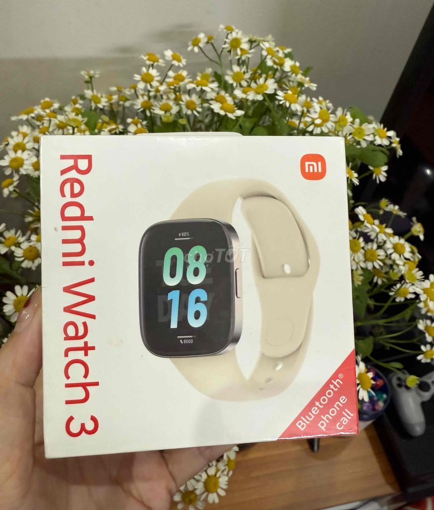 K dùng cần pass nhanh Redmi Watch 3- Mảu Trắng-New