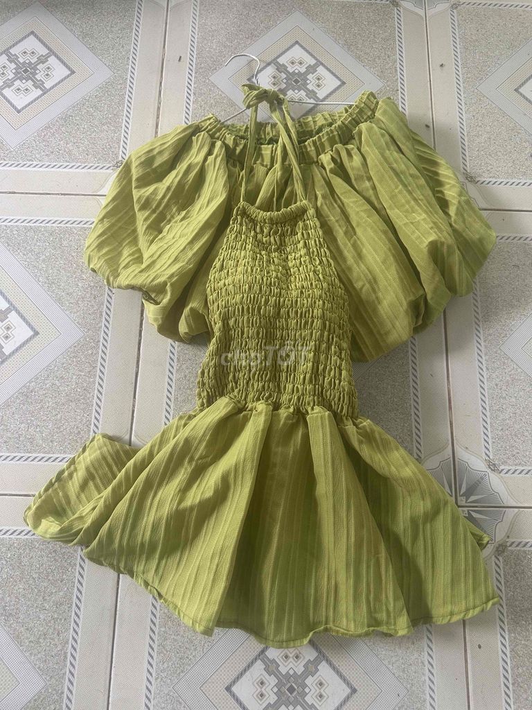 Đầm nữ xanh lá đã dùng. Mua bán Quần áo tại Huyện Tân Biên Tây Ninh được đăng bởi Mi Mi hình 1