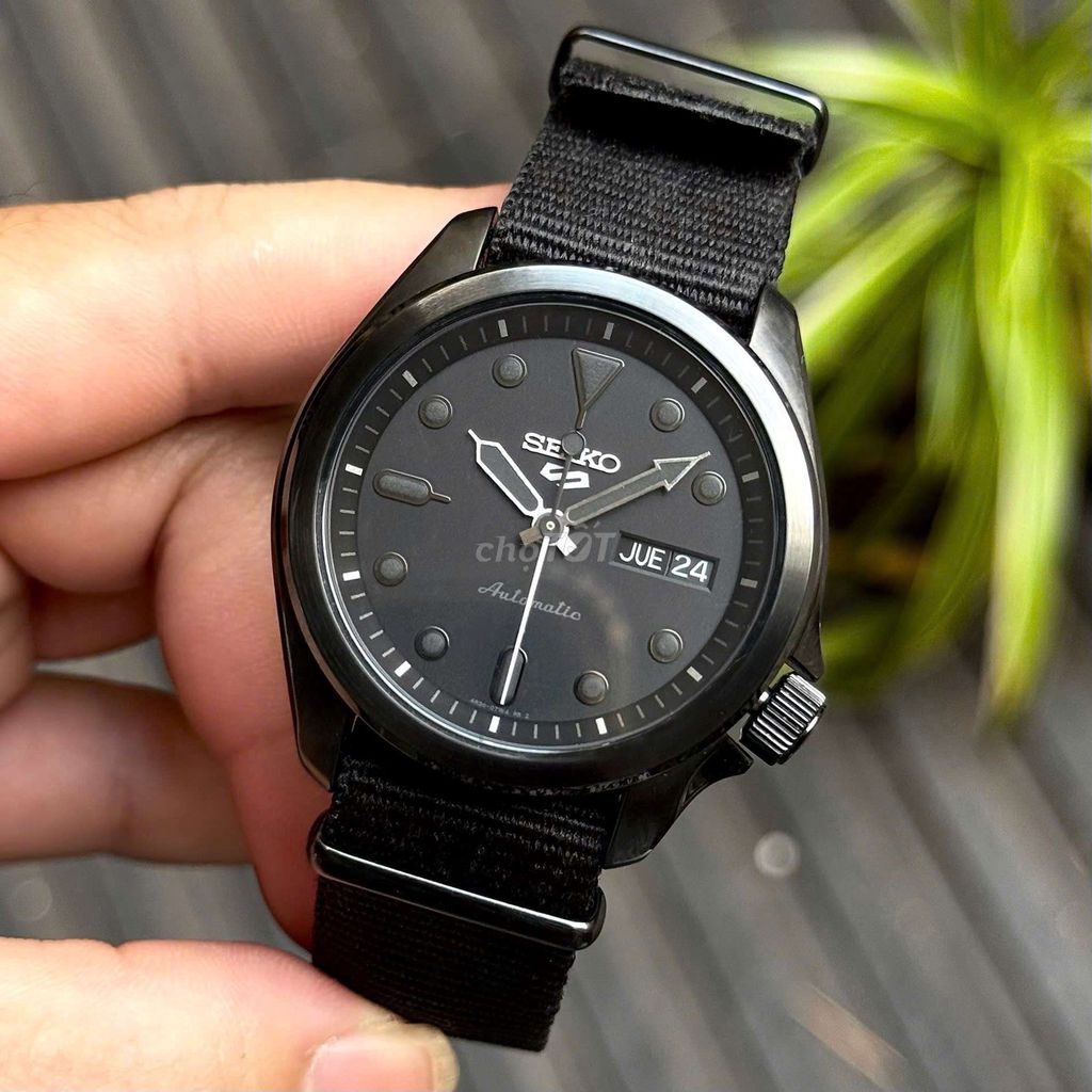 Đồng hồ Seiko Seiko 5 Nam full Đen. Mua bán Đồng hồ tại Quận Phú Nhuận Tp Hồ Chí Minh được đăng bởi Phi authentic hình 1