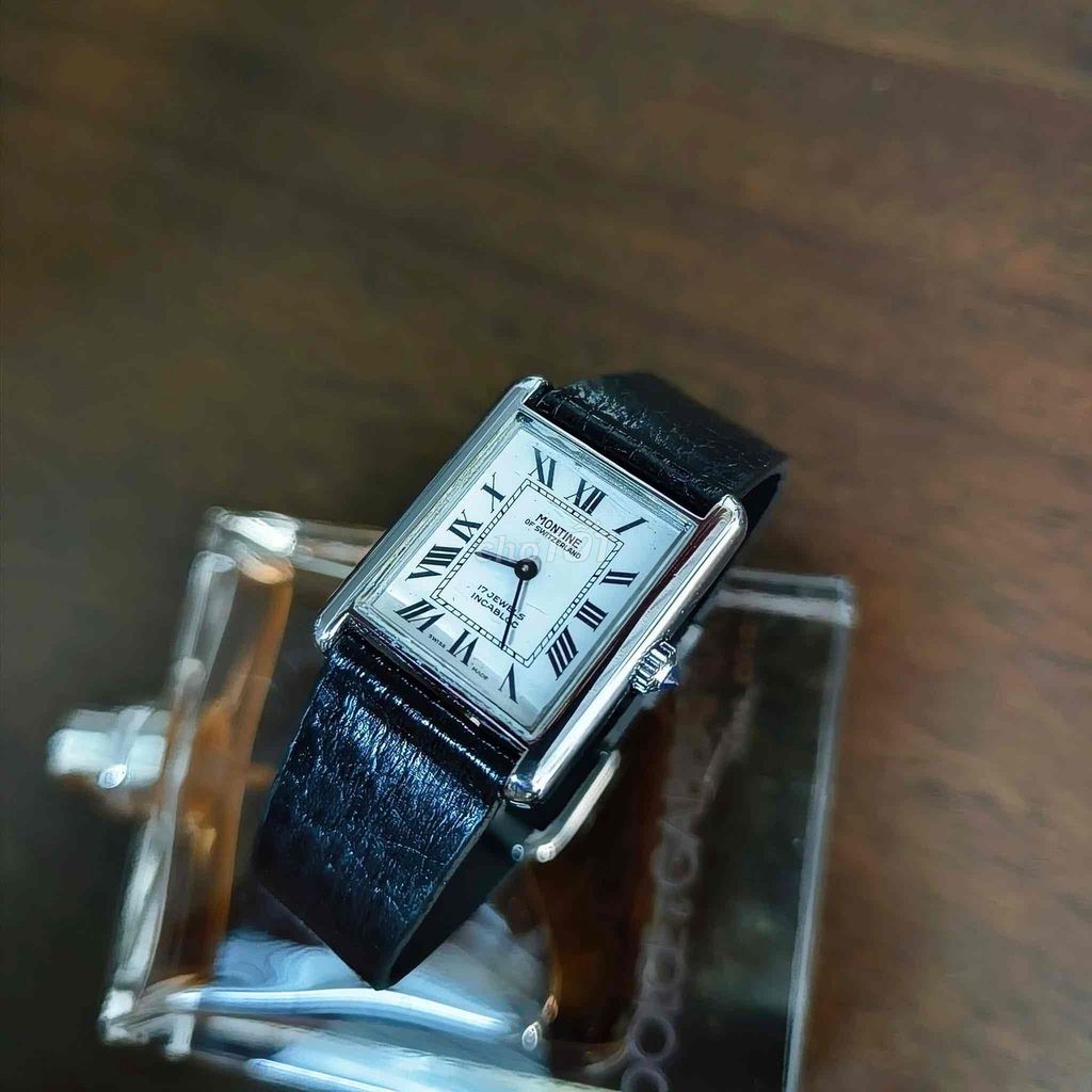 Đồng hồ Montine Tank Thụy Sĩ. Mua bán Đồng hồ tại Quận Gò Vấp Tp Hồ Chí Minh được đăng bởi Tiến Đạt hình 1