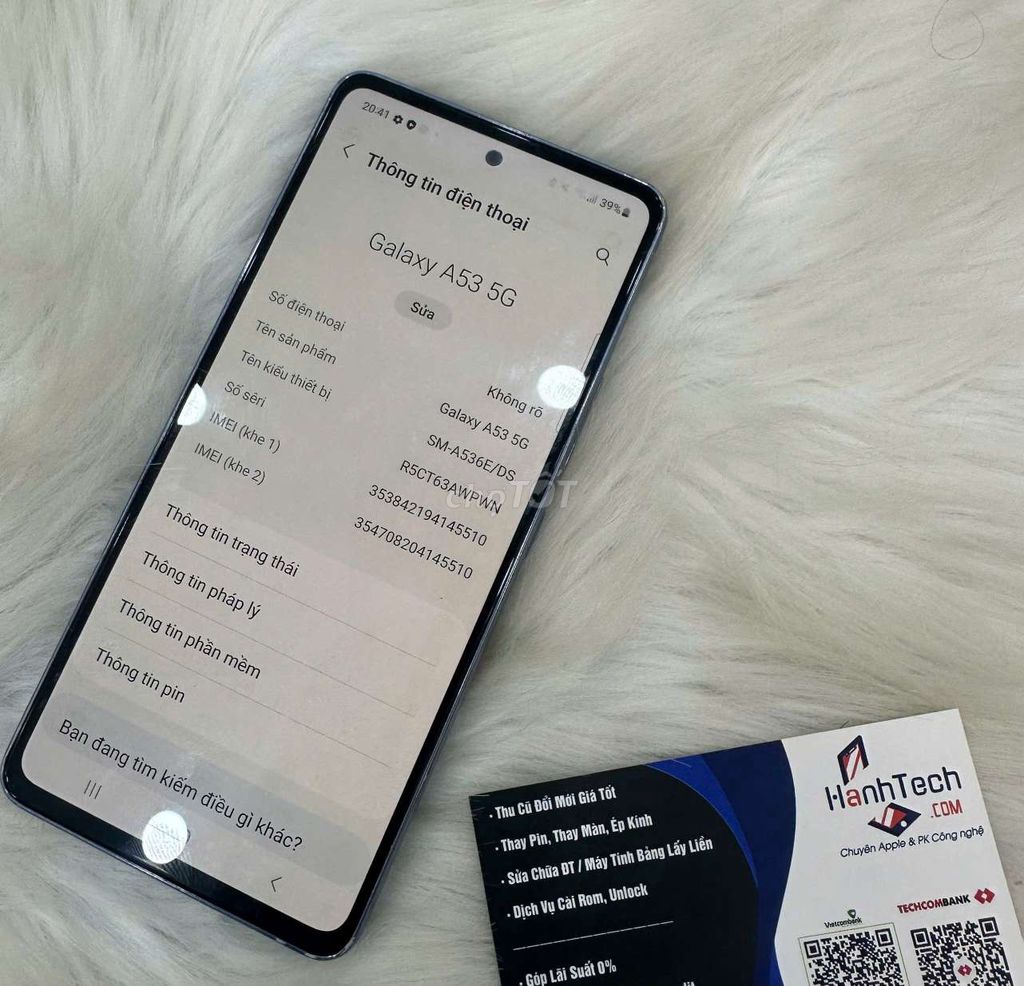 Samsung Galaxy A53 128GB Đã qua sử dụng. Mua bán Điện thoại tại Quận 3 Tp Hồ Chí Minh được đăng bởi Hạnh Tech hình 1