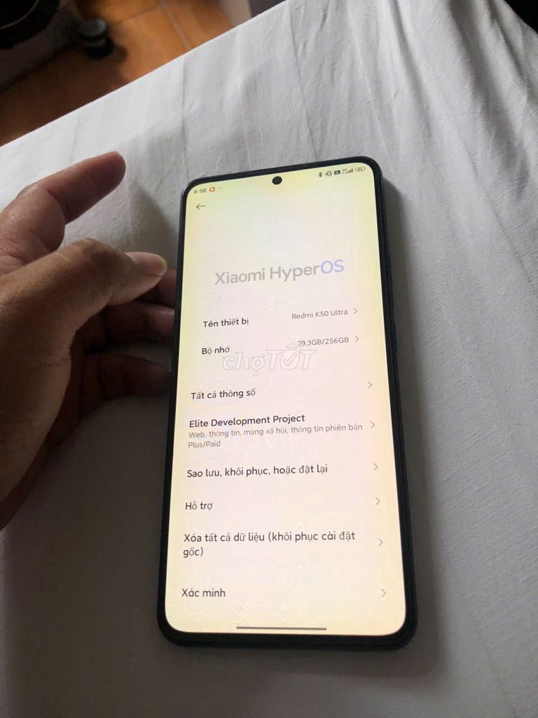 Xiaomi K50 Ultra 8GB/256GB Đen. Mua bán Điện thoại tại Quận Cái Răng Cần Thơ được đăng bởi Dương Khang hình 1