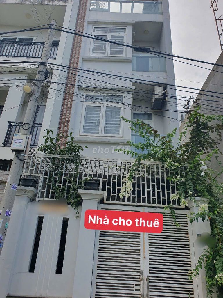 🌼🌼Cho thuê nhà 4lầu 4PN KDC ngay đường Liên Phường