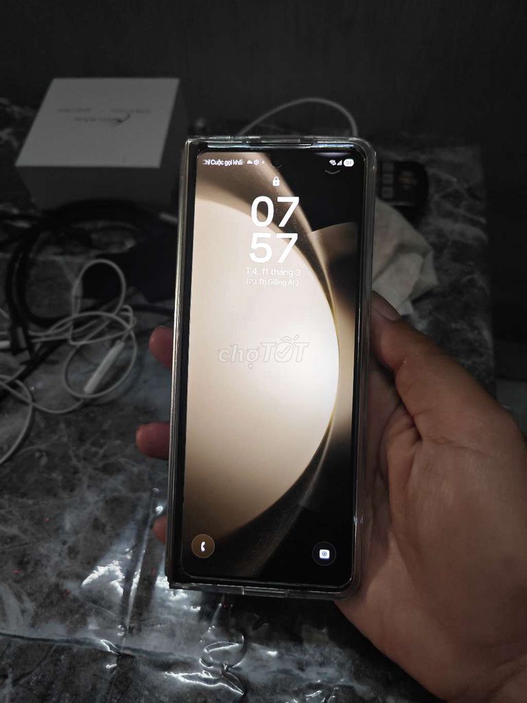 Samsung Galaxy Z Fold 5  chữa cháy  có giao lưu. Mua bán Điện thoại tại Quận Gò Vấp Tp Hồ Chí Minh được đăng bởi Nhật Hitech hình 1