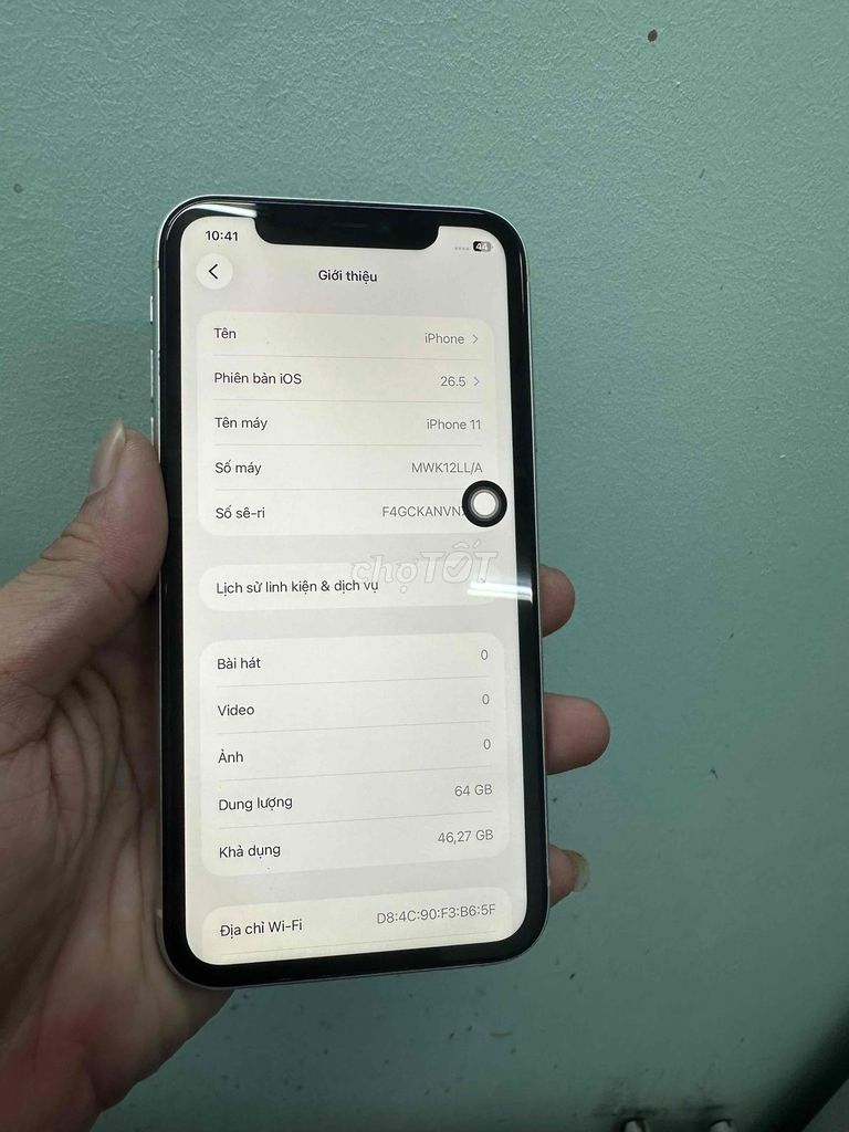 Apple iPhone 11 64GB Trắng. Mua bán Điện thoại tại Quận Tân Phú Tp Hồ Chí Minh được đăng bởi Phùng Thiện Mobile hình 1