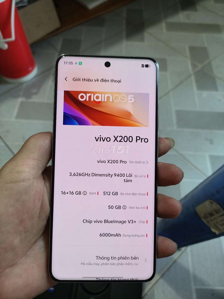 Vivo X200 pro 5G 16/512 và 1000gb