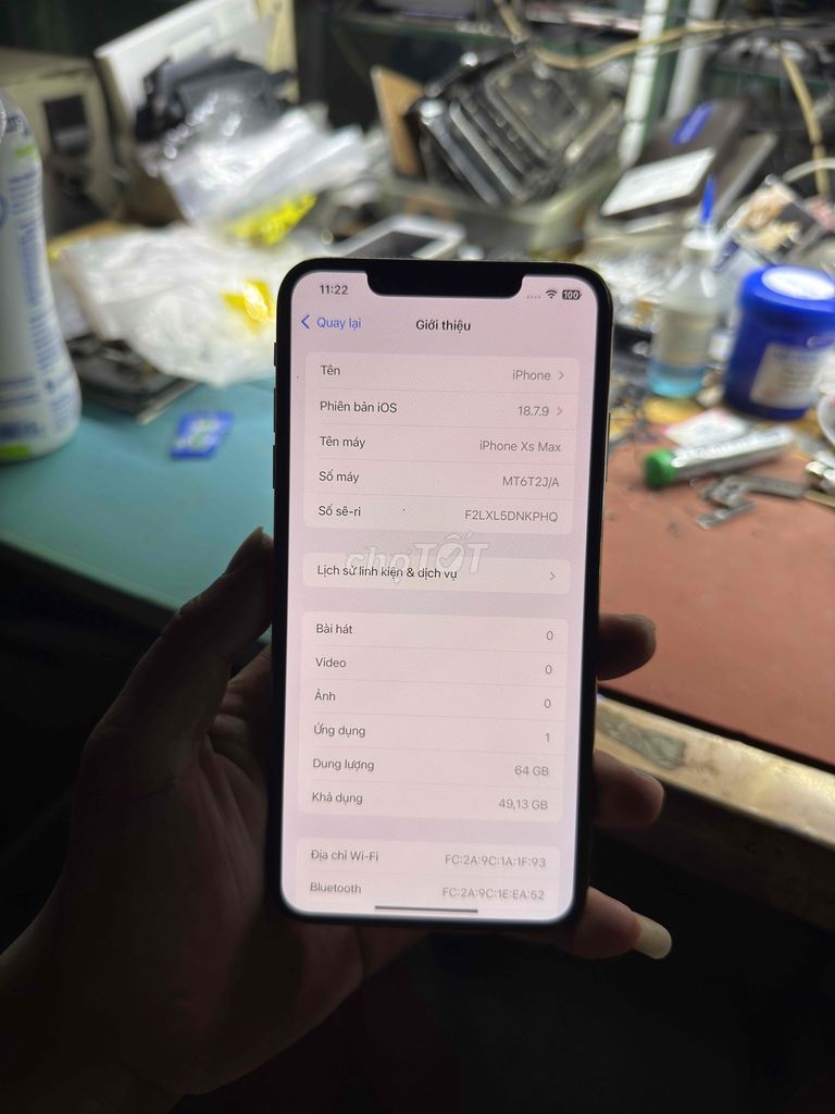 Apple iPhone XS Max 64GB Hỗ trợ góp đưa trước 2tr. Mua bán Điện thoại tại Thị xã Bến Cát Bình Dương được đăng bởi Vũ tuấn hình 1