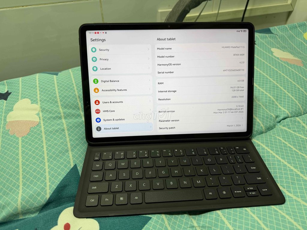 Bán Huawei MatePad 11.5 6GB/128GB full đồ kịch kim. Mua bán Máy tính bảng tại Quận Bình Thạnh Tp Hồ Chí Minh được đăng bởi Phạm Đức Anh Tuấn hình 1