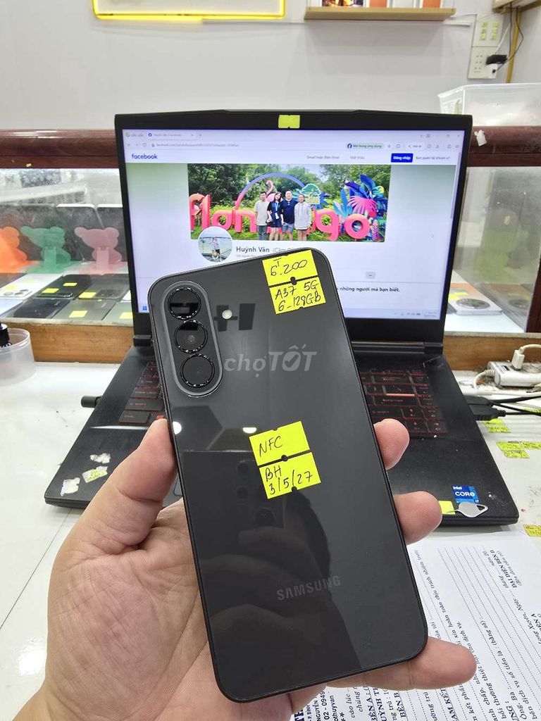 Samsung A37 5G 128GB . Mua bán Điện thoại tại Thành phố Long Xuyên An Giang được đăng bởi Facebook Cầm Đồ Thúy Vân hình 1