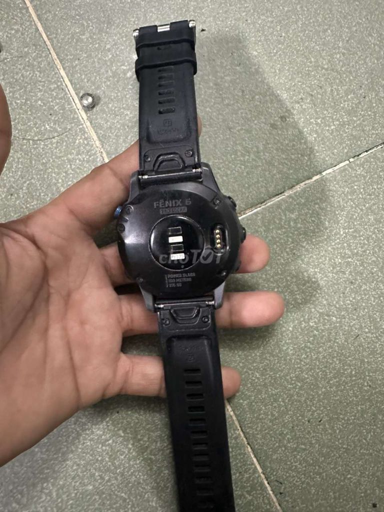 Garmin Fenix 6 Pro ASIA Solar Đen. Mua bán Thiết bị đeo thông minh tại Quận Bình Tân Tp Hồ Chí Minh được đăng bởi Điện Thoại Giá Rẻ hình 1