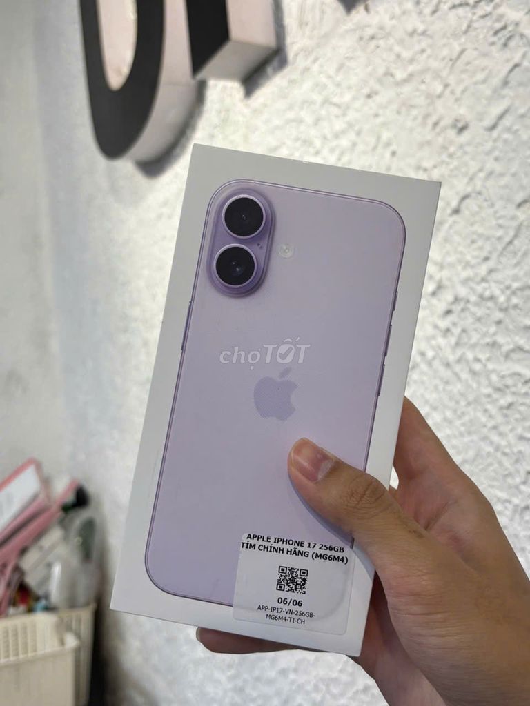 17 Thường 256GB Tím Newseal. Mua bán Điện thoại tại Quận 1 Tp Hồ Chí Minh được đăng bởi Bùi Minh Trí hình 1