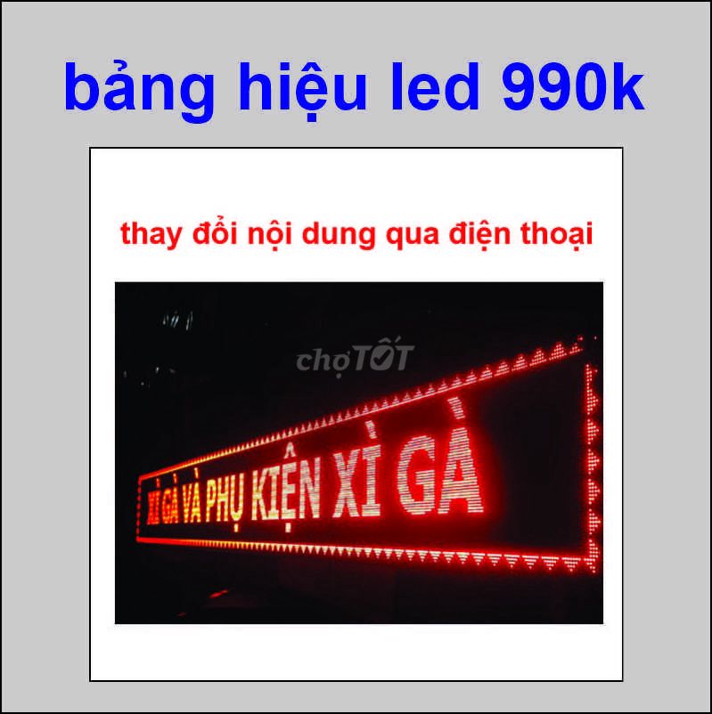 đèn led trang trí điện tử 985k bảo hành 12 tháng