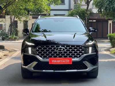 Hyundai SantaFe 2022 bản cao cấp full dầu màu đen