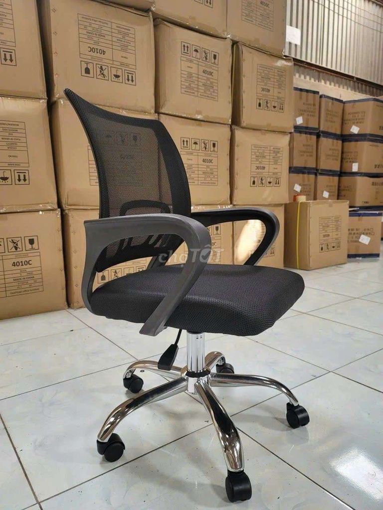 Ghế xoay văn phòng lưng lưới Đen. Mua bán Bàn ghế tại Thành phố Dĩ An Bình Dương được đăng bởi Nội Thất Nhật Thanh Phát hình 1