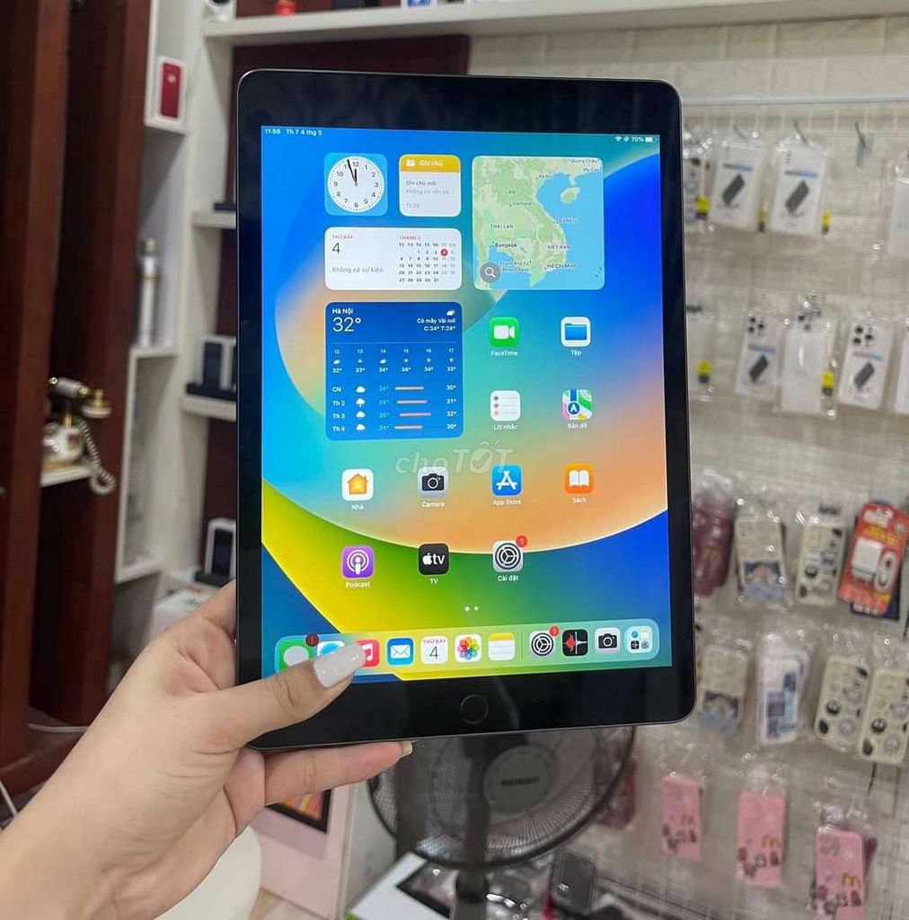 Sale iPad Gen 9 64GB WI-FI GRAY zin keng sạc 1 lần