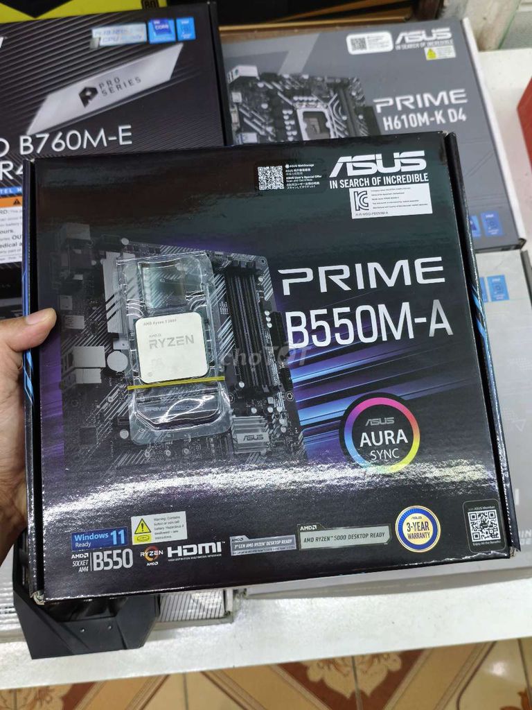 Combo Ryzen 5 5600 B550m A Asus. Mua bán Linh kiện (RAM, Card...) tại Quận Cẩm Lệ Đà Nẵng được đăng bởi Thanh Hùng hình 1