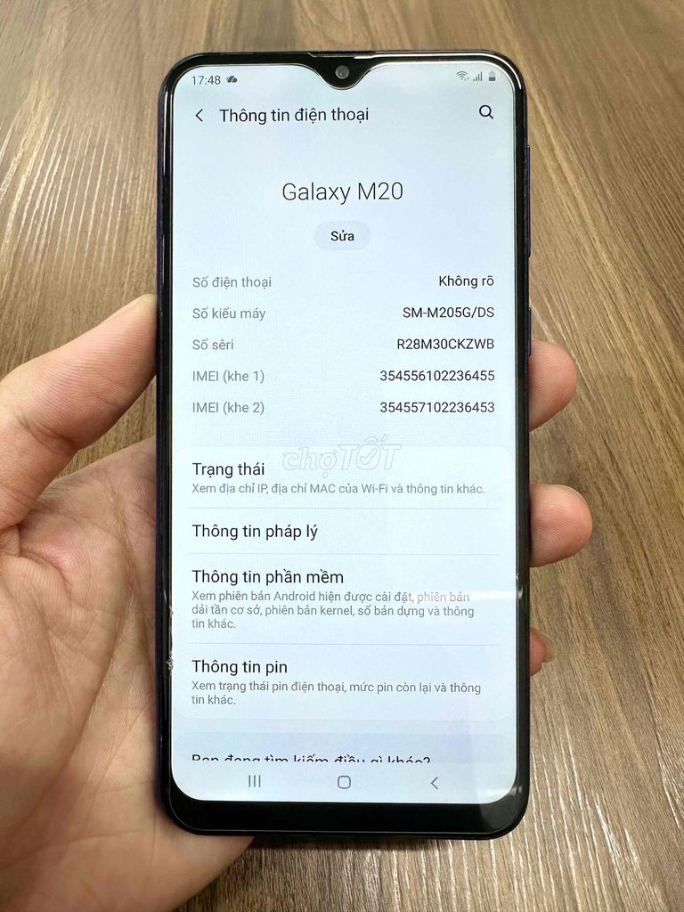 Samsung M20 32GB Xanh. Mua bán Điện thoại tại Thành phố Thủ Đức Tp Hồ Chí Minh được đăng bởi Châu Chung hình 1