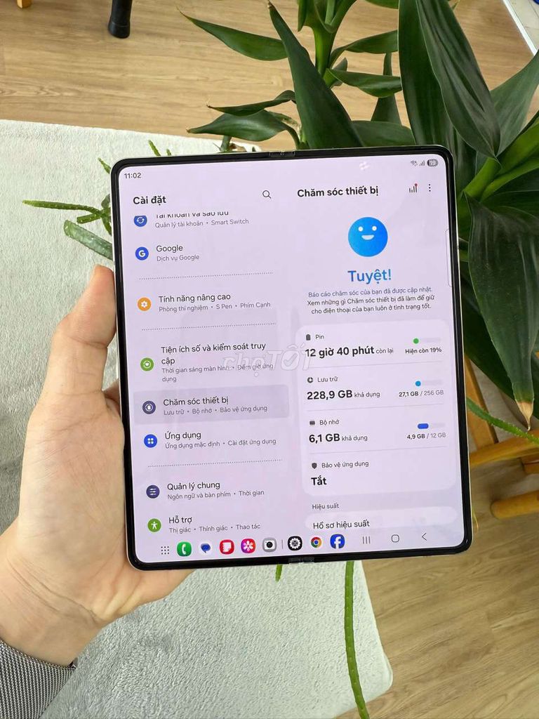 Samsung Galaxy Z Fold 4 256GB Trắng. Mua bán Điện thoại tại Quận Ninh Kiều Cần Thơ được đăng bởi Di Động Cần Thơ hình 1