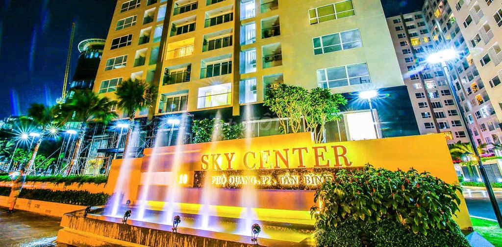 Cần cho thuê Sky Center 80m2,2pn,2wc,Nội thất đầy đủ, ở liền