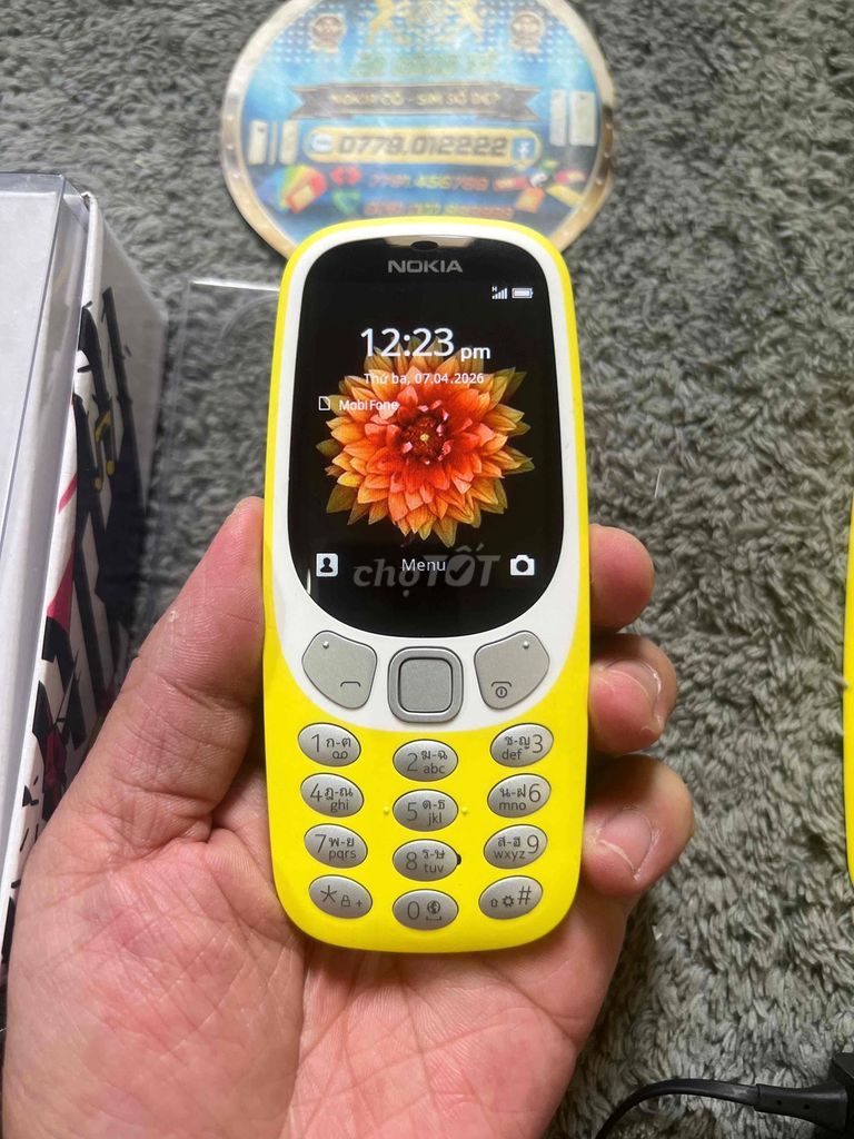 3310 vàng 1 sim 3G bản thái lan fullbox k cắt song. Mua bán Điện thoại tại Quận Bình Thạnh Tp Hồ Chí Minh được đăng bởi Trùm Nokia Cổ SG hình 1