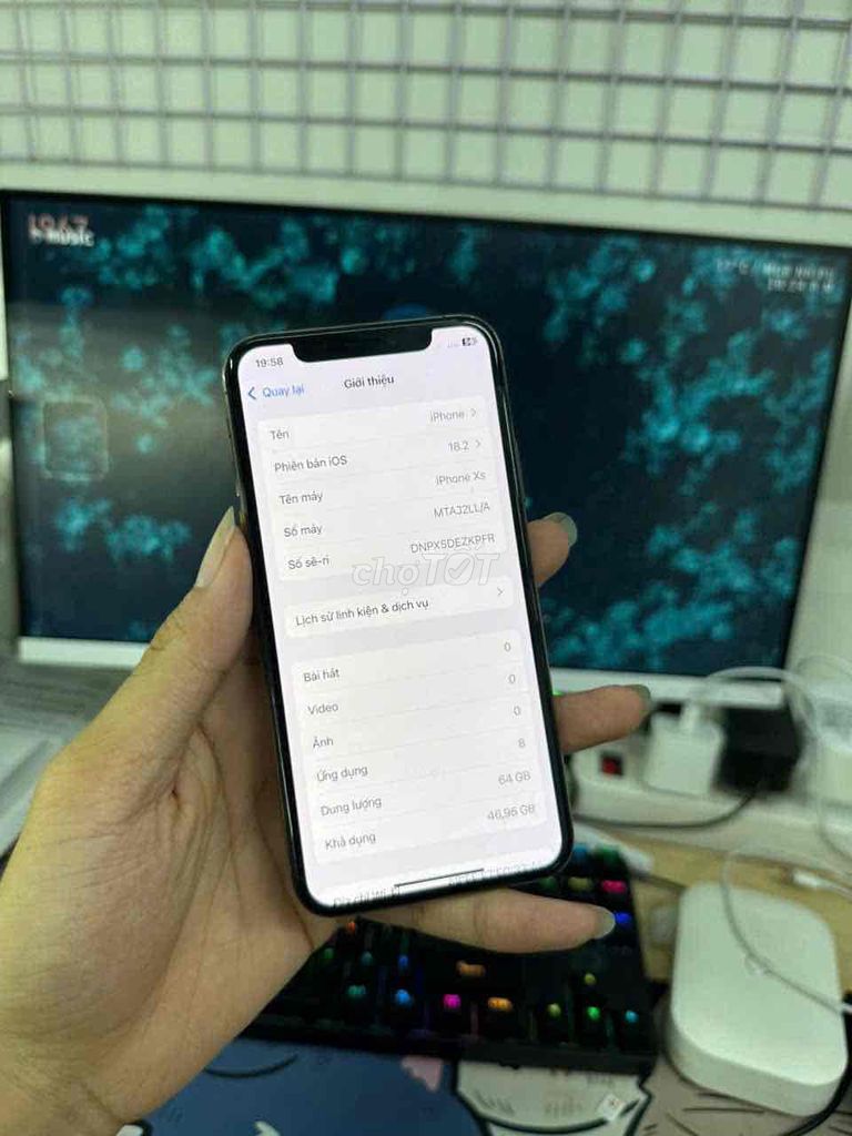 Thanh Lý Iphone XS Qt 64GB Pin 94% ngoại hình đẹp