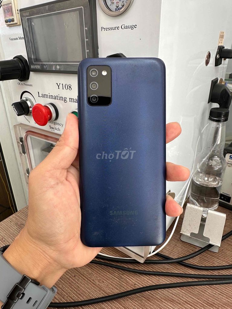Samsung Galaxy A03s Xanh. Mua bán Điện thoại tại Huyện Gò Công Đông Tiền Giang được đăng bởi Điện Thoại Giá Rẻ hình 1