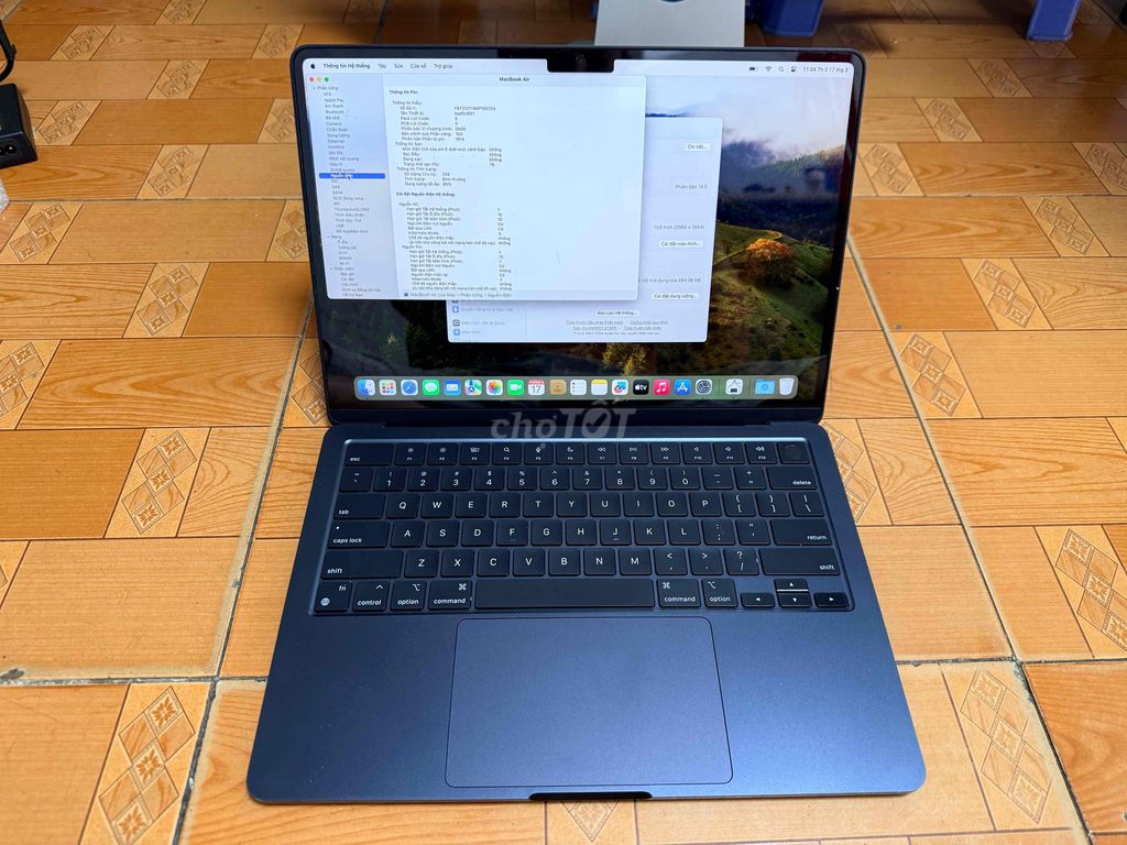 Macbook Air 13.6 M2 8 GB 512GB nguyên zin. Mua bán Laptop tại Quận 6 Tp Hồ Chí Minh được đăng bởi Laptop Phương Nghi hình 1