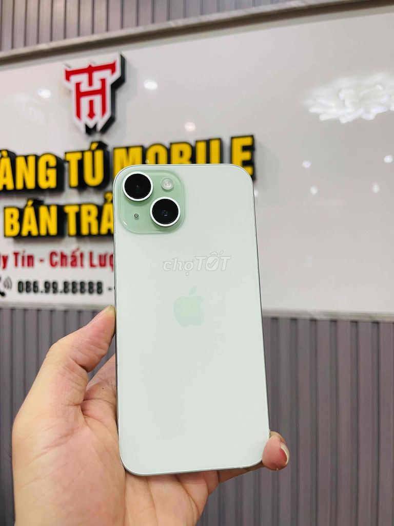 Apple iPhone 15 256GB Xanh 99%. Mua bán Điện thoại tại Quận Liên Chiểu Đà Nẵng được đăng bởi Hoàng Tú Mobile hình 1
