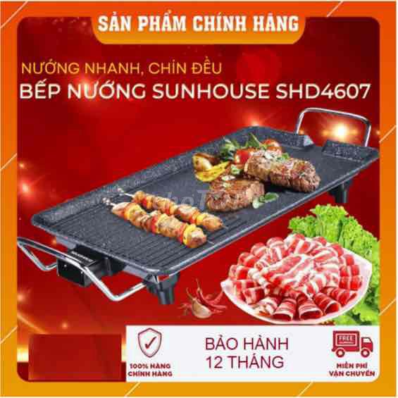 BẾP NƯỚNG ĐIỆN SUNHOUSE SHD4607 CTB63 – BECHIP