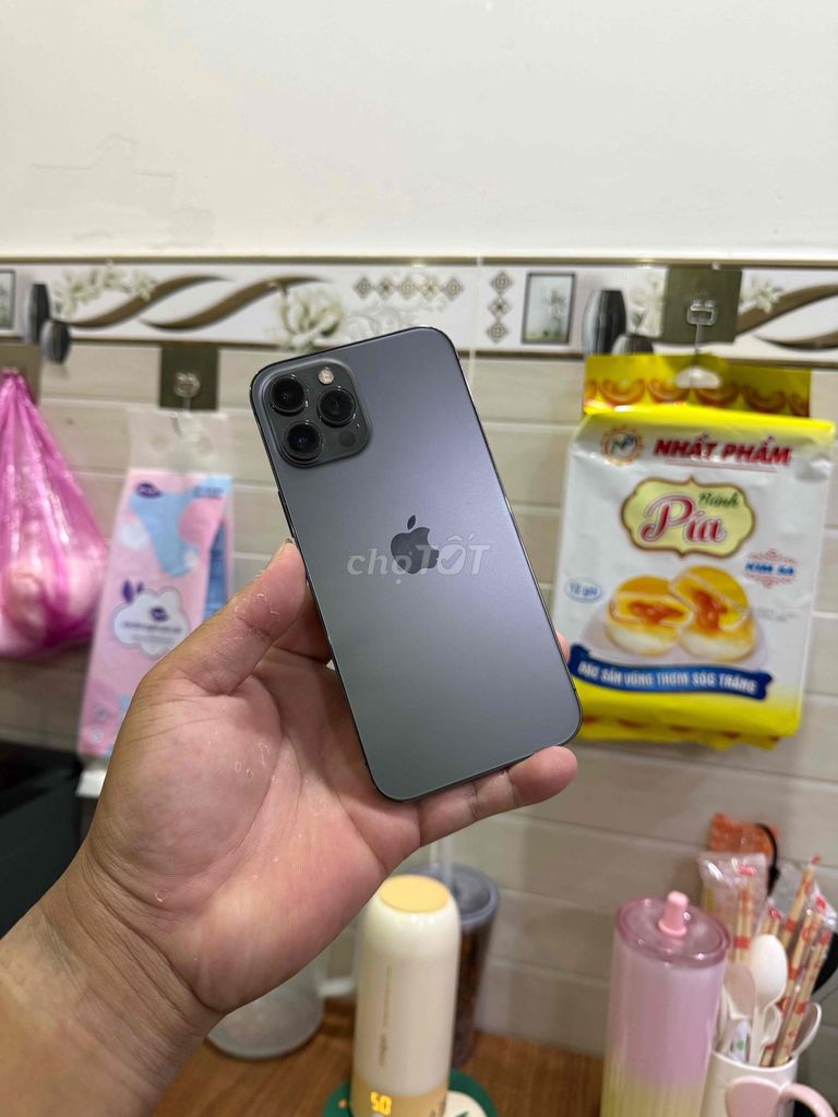 Apple iPhone 12 Pro Max 128GB Xám Mới 100%. Mua bán Điện thoại tại Quận Tân Phú Tp Hồ Chí Minh được đăng bởi Lê Châu Thành hình 1