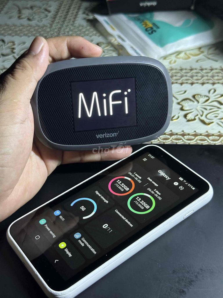 Bộ phát WiFi Verizon Mifi 8800L Zin đẹp thanh lý. Mua bán Phụ kiện (Màn hình, Chuột...) tại Thành phố Mỹ Tho Tiền Giang được đăng bởi Lê Đức hình 1