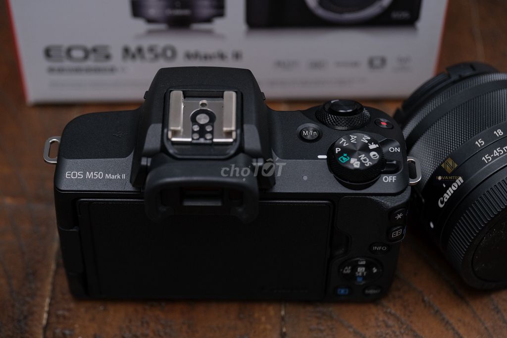 Máy ảnh Canon EOS M50 Mark II Đen. Mua bán Máy ảnh, Máy quay tại Quận 3 Tp Hồ Chí Minh được đăng bởi NOVA HITECH hình 1