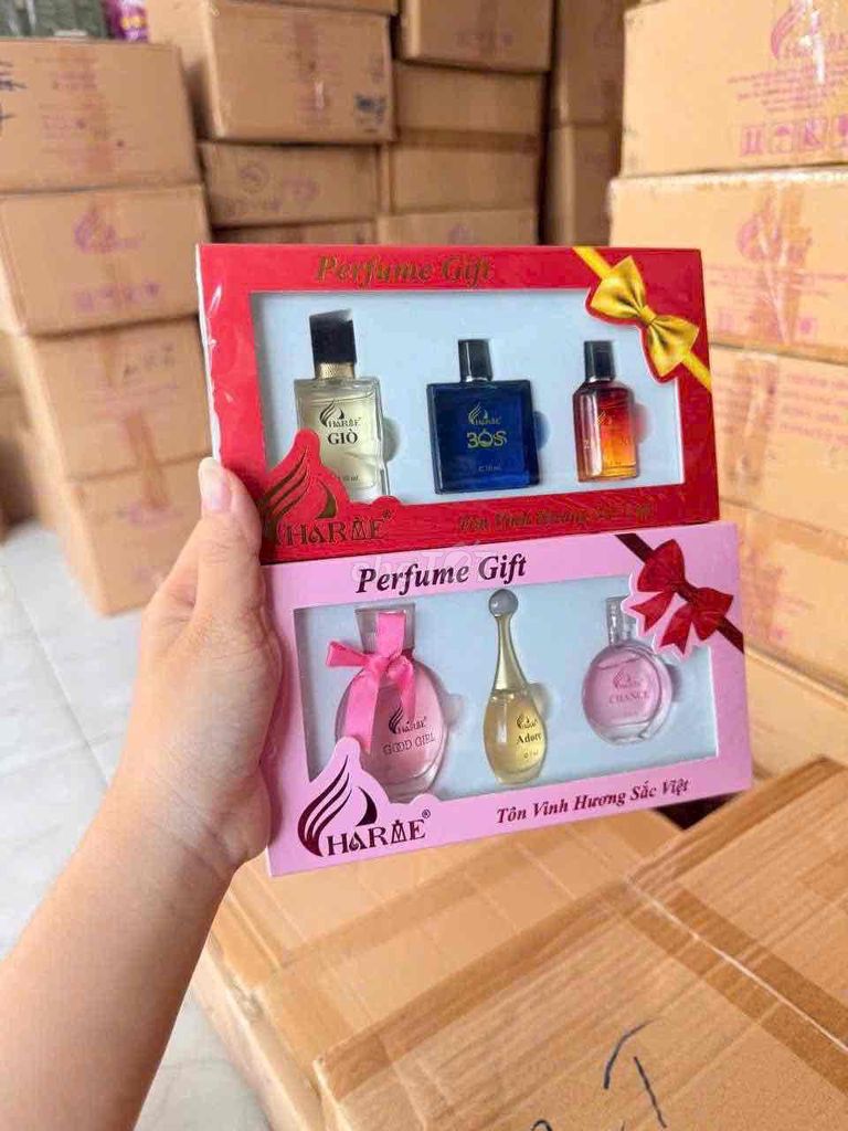 Set 3 chai nước hoa quà tặng Nam, Nữ. Mua bán Nước hoa tại Quận Cái Răng Cần Thơ được đăng bởi Châu Vân hình 1