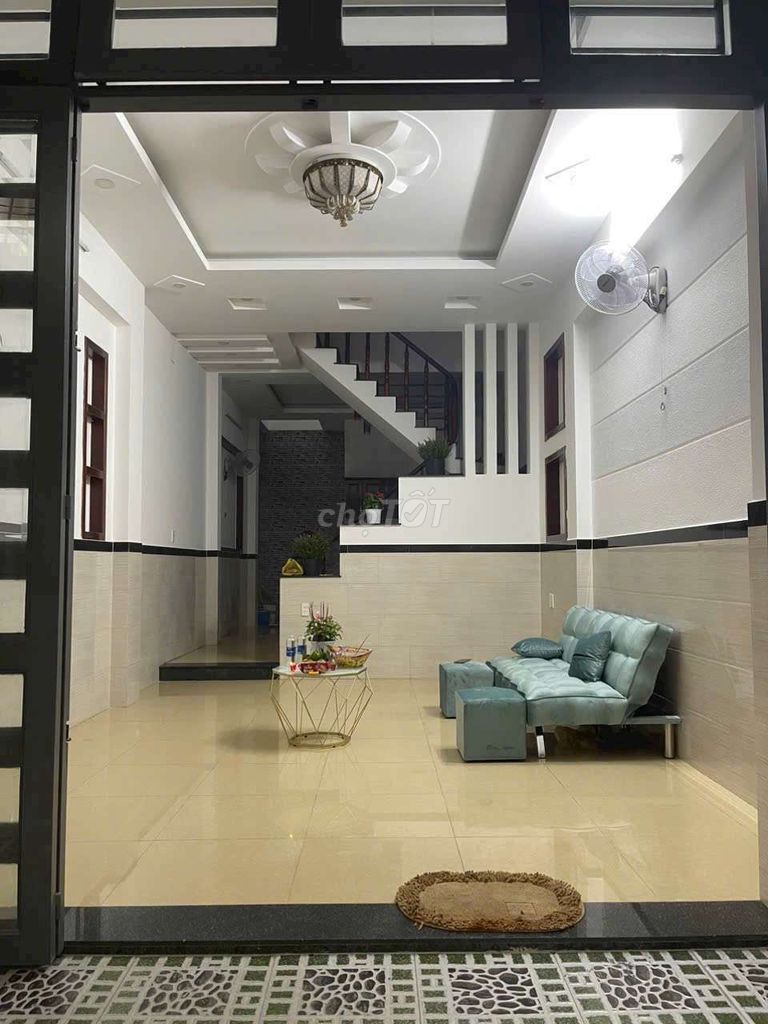 Nhà đẹp 3 tầng,hẻm ôtô đỗ cửa,Đ.Lê Văn Khương,DT: 4 x 14 (CN: 53,5m2)