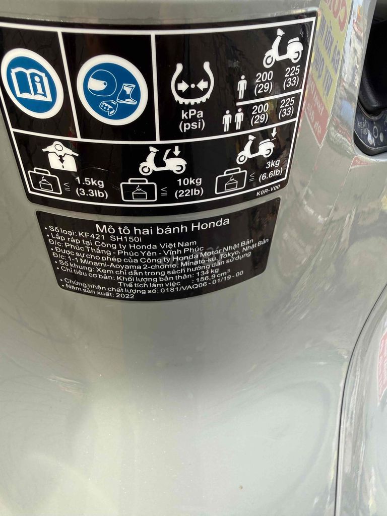 SH150i ABS 2022. Hồ sơ sẵn bao ra tên liền. Mua bán Xe máy tại Quận Ninh Kiều Cần Thơ được đăng bởi Kenny Nguyễn  hình 3