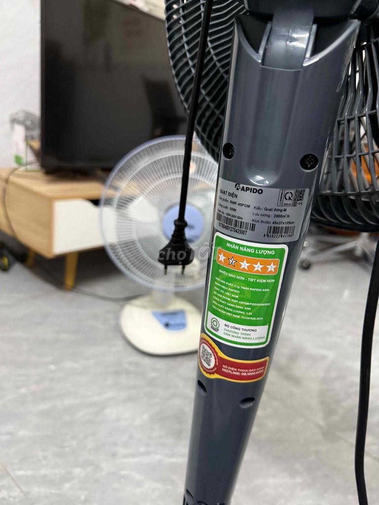 Quạt đứng Rapido RWF-45PGM Xám. Mua bán Quạt tại Thành phố Thủ Đức Tp Hồ Chí Minh được đăng bởi Li hình 1