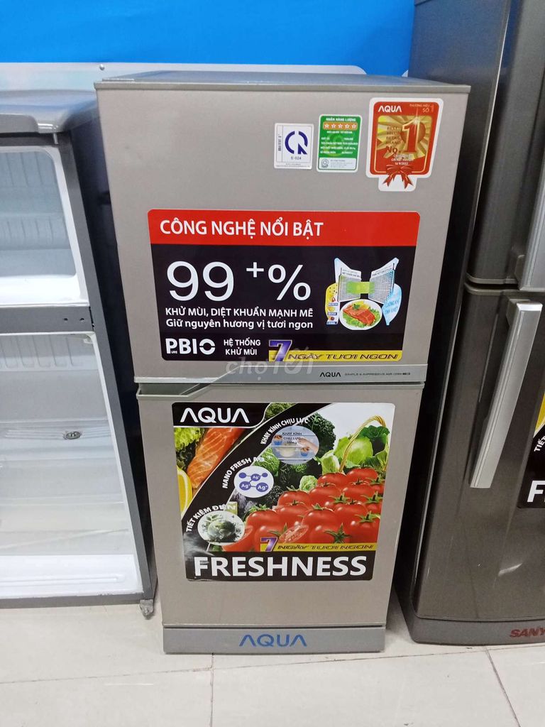 Tủ lạnh Aqua 125 lít Xám. Mua bán Tủ lạnh tại Huyện Long Thành Đồng Nai được đăng bởi Điện Máy Thanh Lý hình 1
