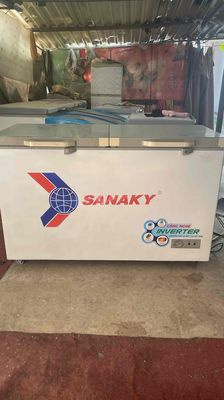 Tủ cấp đông Sanaky Inverter 400l xài ok đông tốt