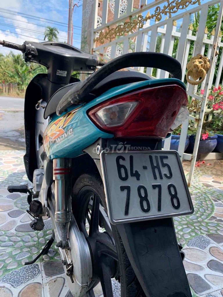 Wave rs 2008, may zin,biển số đẹp 7878. Mua bán Xe máy tại Huyện Tam Bình Vĩnh Long được đăng bởi Huỳnh Như hình 5