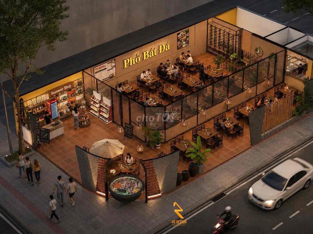 CHO THUÊ MẶT BẰNG LÔ GÓC ĐƯỜNG HỒ NGHINH