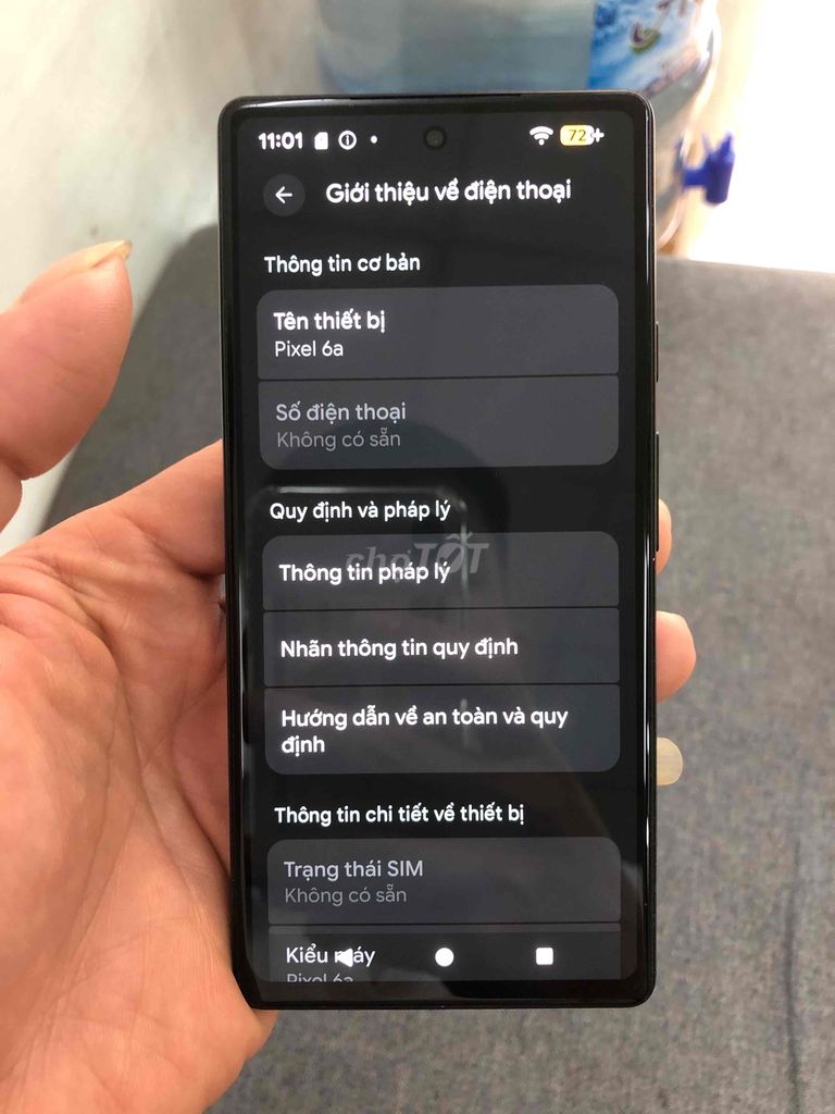 Google Pixel 6a 128GB Đen Đã sử dụng. Mua bán Điện thoại tại Quận Cầu Giấy Hà Nội được đăng bởi thành hình 1