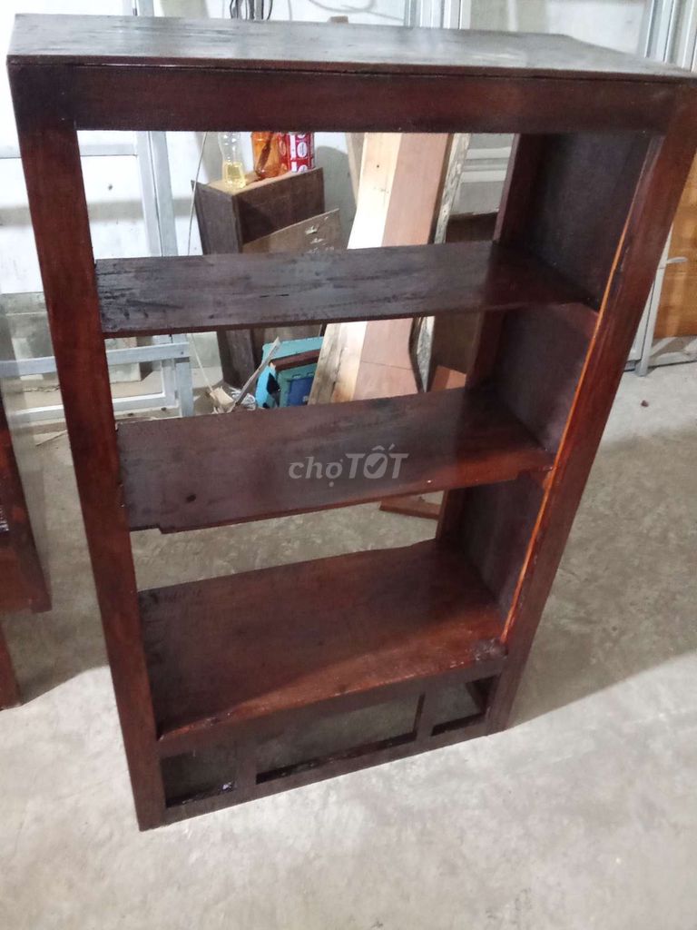 Kệ sách gỗ thao lao Nâu 70x115x30cm. Mua bán Tủ, kệ gia đình tại Thành phố Bến Tre Bến Tre được đăng bởi Mr Sơn  hình 1