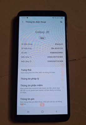 Samsung J8 32gb còn dùng tốt. Mua bán Điện thoại tại Quận Bình Thạnh Tp Hồ Chí Minh được đăng bởi Nô Sound