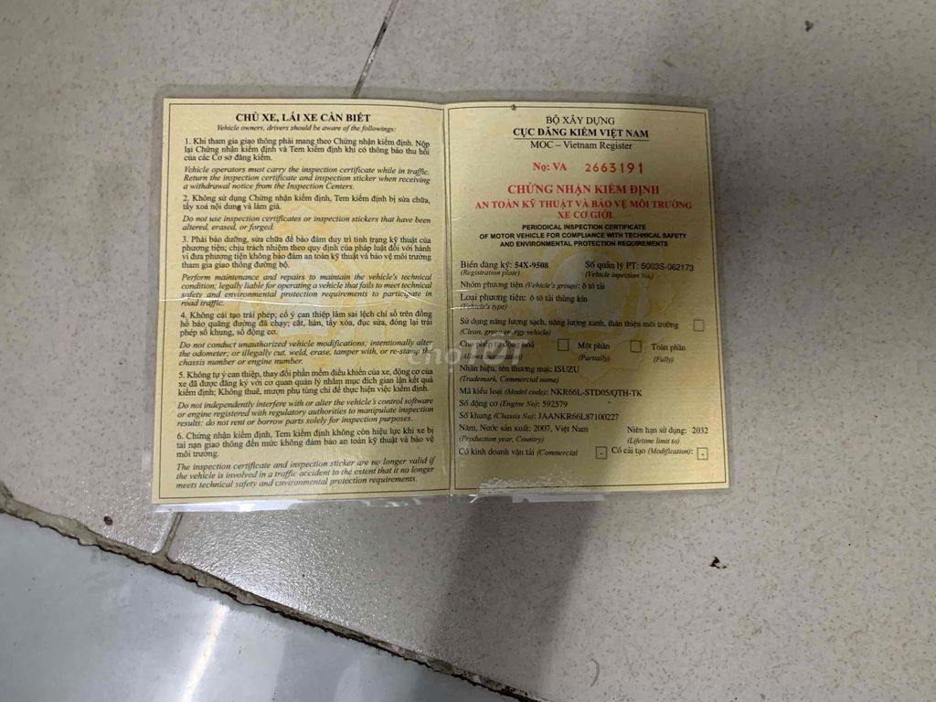 isuzu 1650kg đời 2007. Mua bán Xe tải, xe ben tại Quận Bình Tân Tp Hồ Chí Minh được đăng bởi Anh khoa hình 8