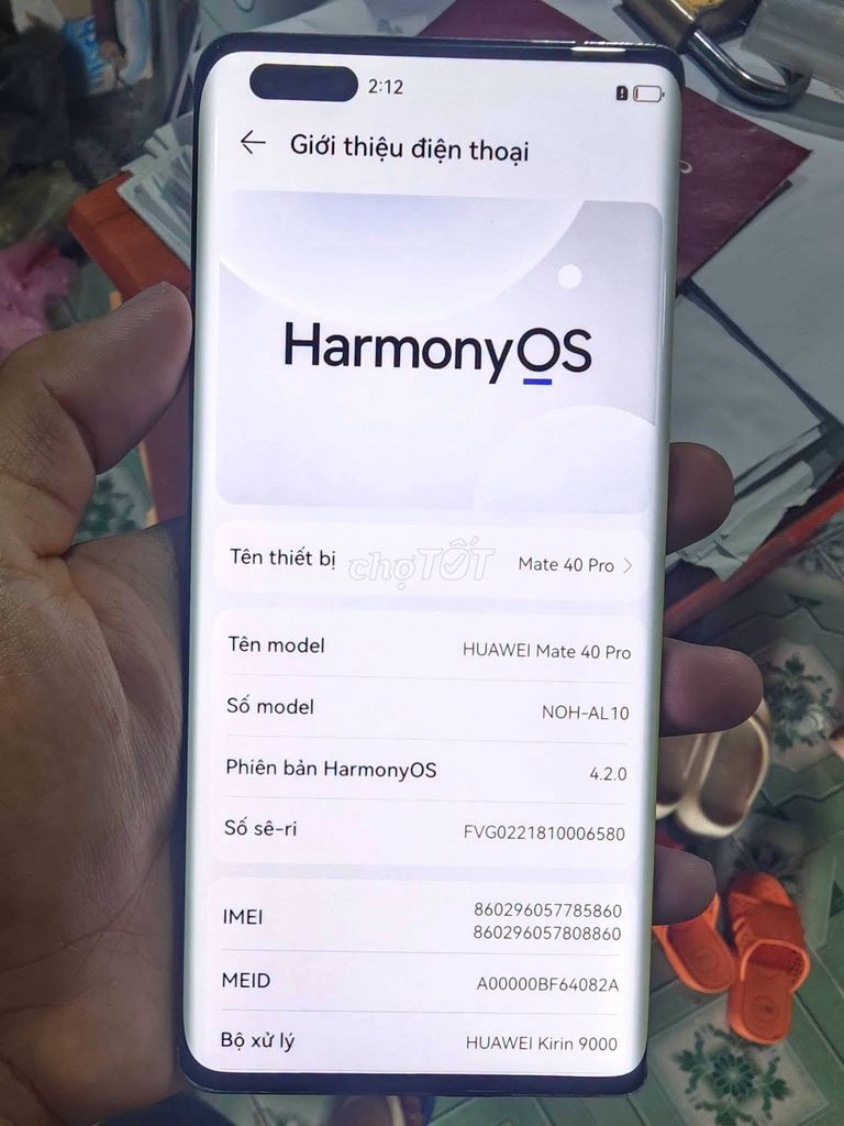 Huawei Mate 40 Pro Đen HarmonyOS. Mua bán Điện thoại tại Thành phố Quảng Ngãi Quảng Ngãi được đăng bởi Hội Đồ Điện Tử hình 1