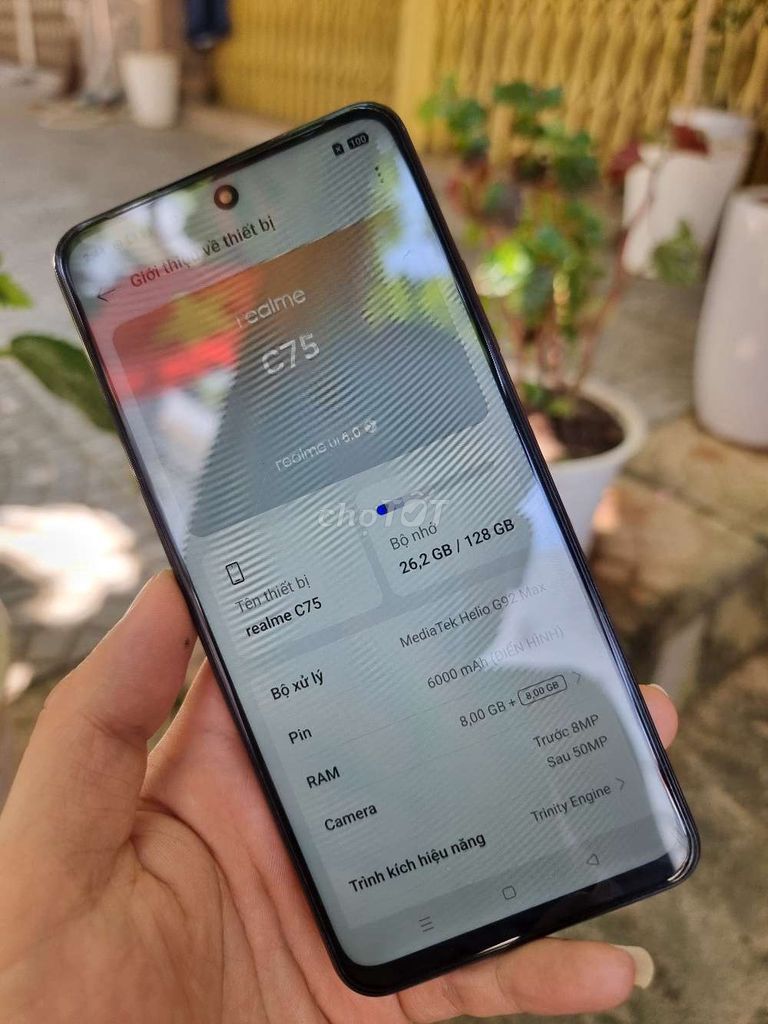 Realme C75 128GB Đen. Mua bán Điện thoại tại Quận Liên Chiểu Đà Nẵng được đăng bởi Bảo Lâm hình 1