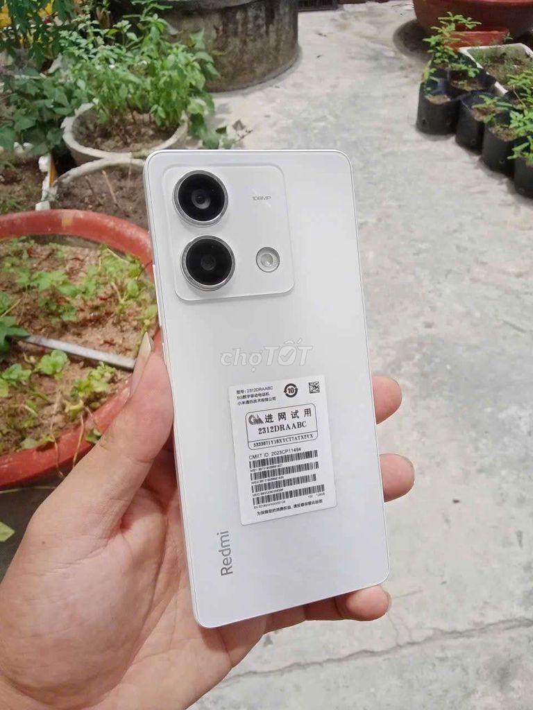 Xiaomi Redmi Note 13 5G 128GB Trắng 99%. Mua bán Điện thoại tại Thị xã Bến Cát Bình Dương được đăng bởi Lộc Trương Công hình 1