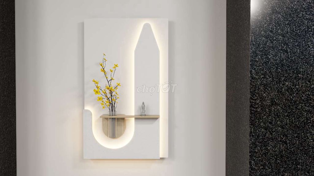 Đồ trang trí tường Trắng Vàng ấm 2 năm. Mua bán Cây cảnh, đồ trang trí tại Thành phố Thủ Dầu Một Bình Dương được đăng bởi Đức Hạnh hình 1